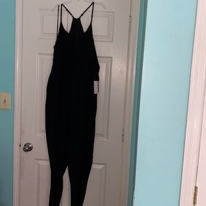 Bongo plus black pants jumpsuit romper size 1X New with tags